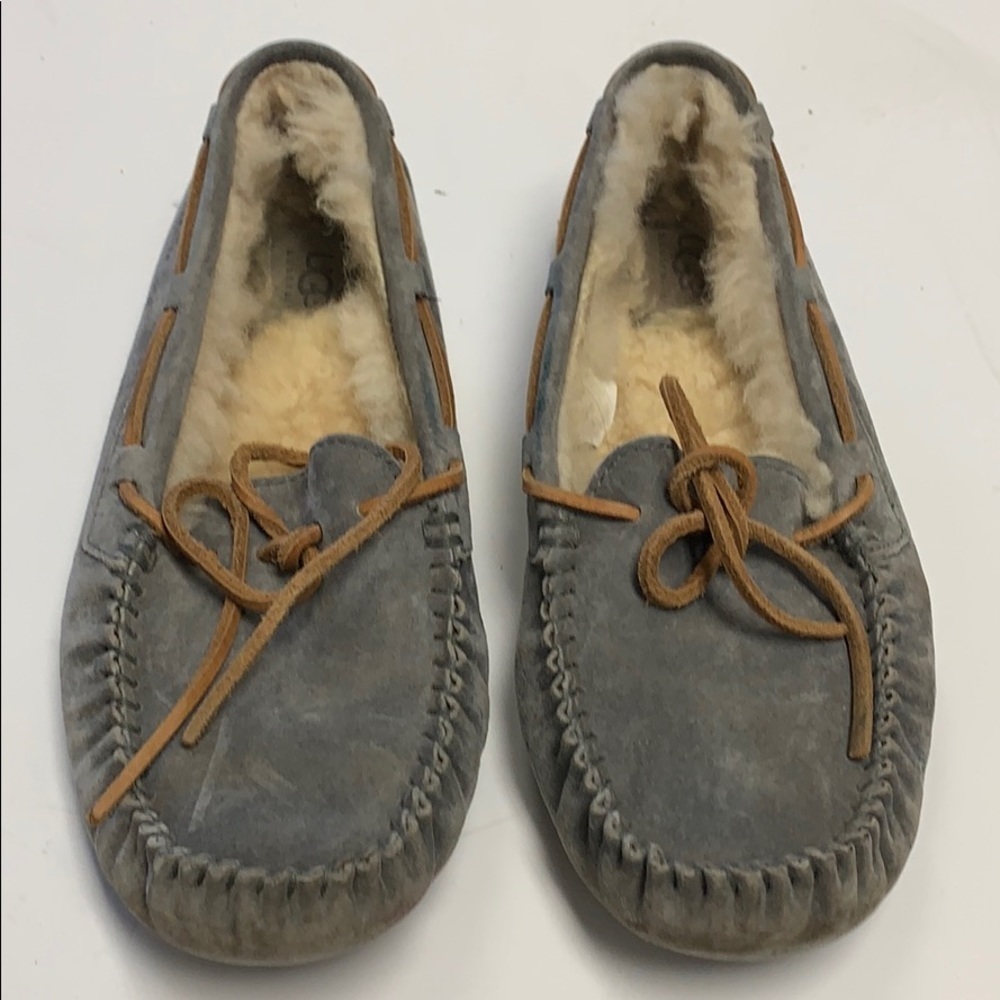 Ugg gray suede slippers